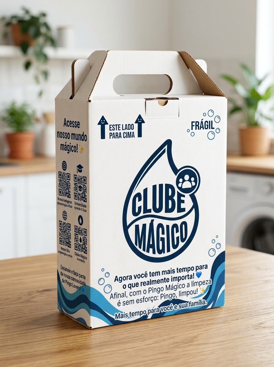 Caixa oficial do Clube Mágico